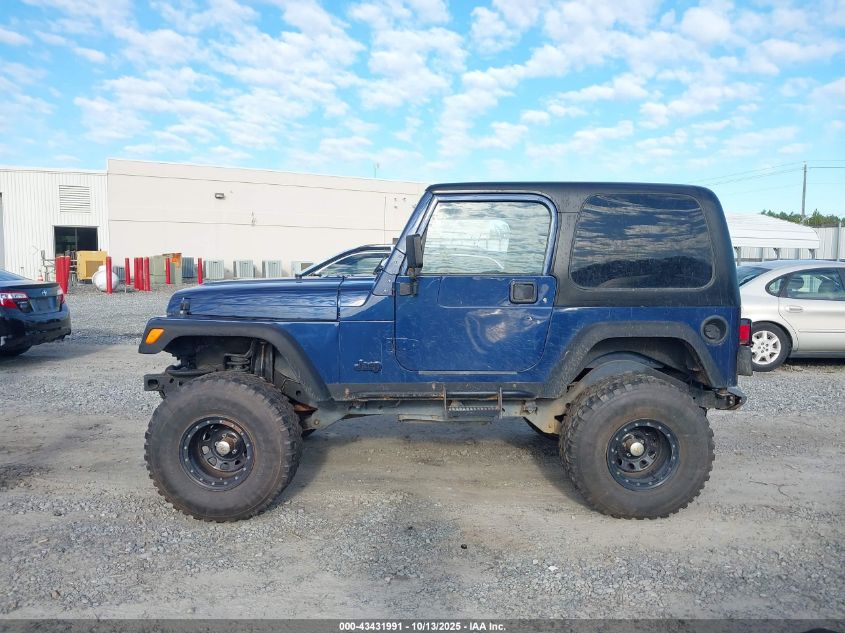 1997 Jeep Wrangler Sport VIN: 1J4FY19S6VP472385 Lot: 43431991