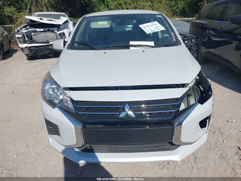 2024 Mitsubishi Mirage Es/Le VIN: ML32AUHJ2RH018821 Lot: 43431999