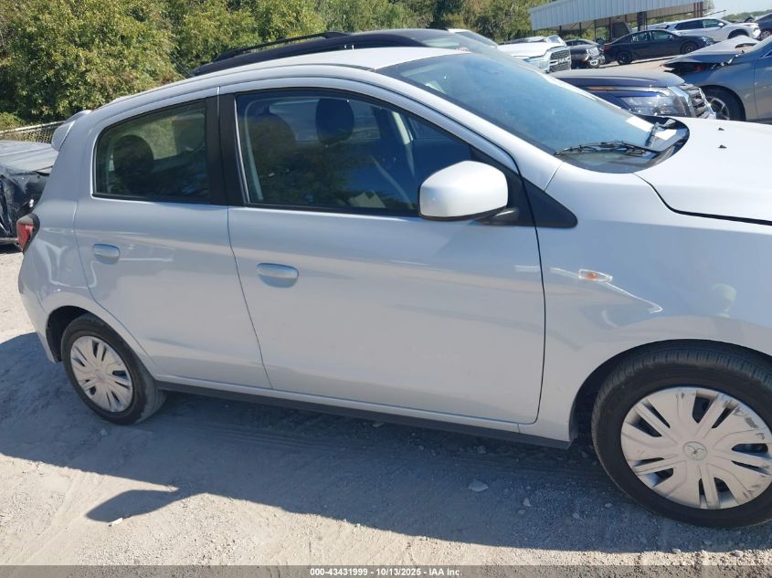 2024 Mitsubishi Mirage Es/Le VIN: ML32AUHJ2RH018821 Lot: 43431999