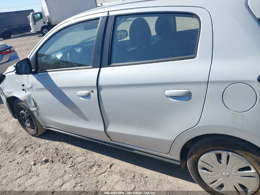 2024 Mitsubishi Mirage Es/Le VIN: ML32AUHJ2RH018821 Lot: 43431999