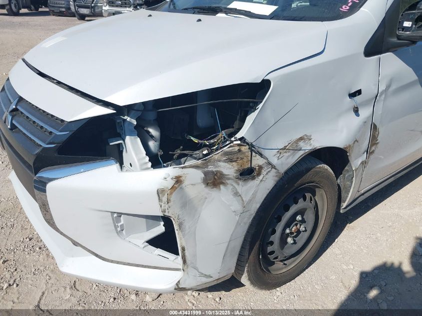 2024 Mitsubishi Mirage Es/Le VIN: ML32AUHJ2RH018821 Lot: 43431999