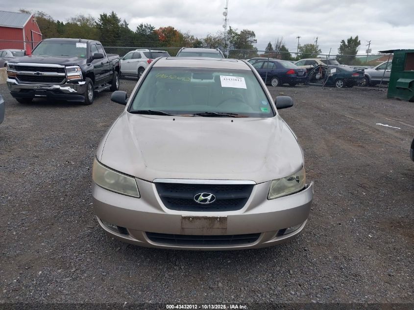 2006 Hyundai Sonata Gls V6/Lx V6 VIN: 5NPEU46F26H066817 Lot: 43432012