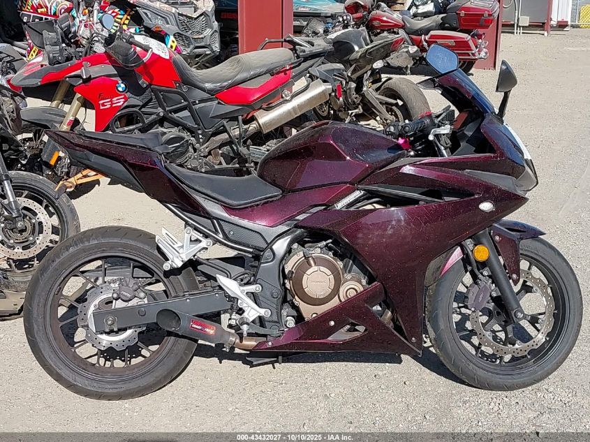 2016 Honda Cbr500 R VIN: MLHPC441XG5300056 Lot: 43432027