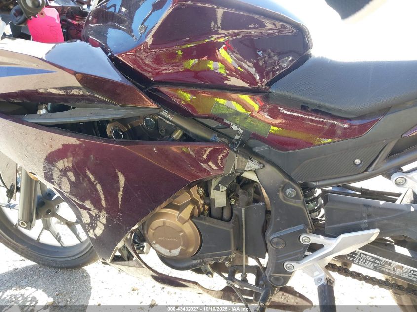 2016 Honda Cbr500 R VIN: MLHPC441XG5300056 Lot: 43432027