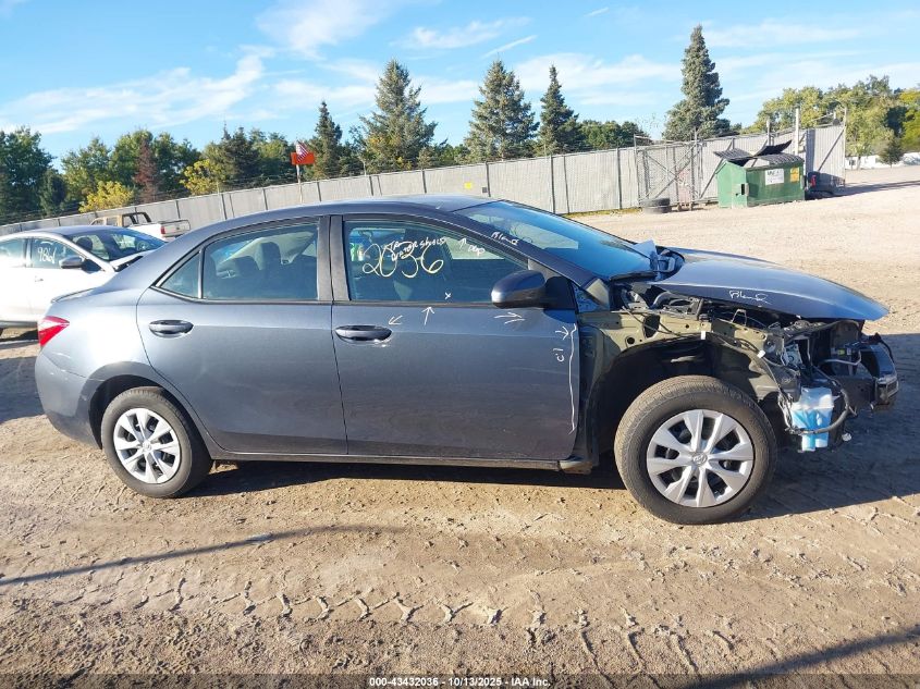 2018 Toyota Corolla Le Eco VIN: 2T1BPRHE1JC025974 Lot: 43432036