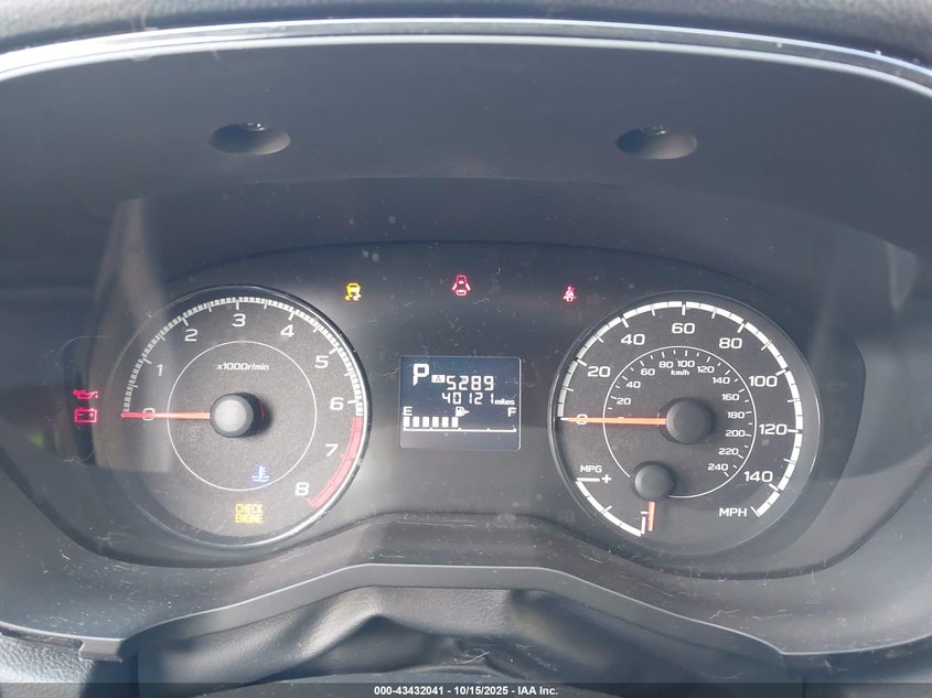 2019 SUBARU IMPREZA 2.0I 4S3GTAA69K3747659