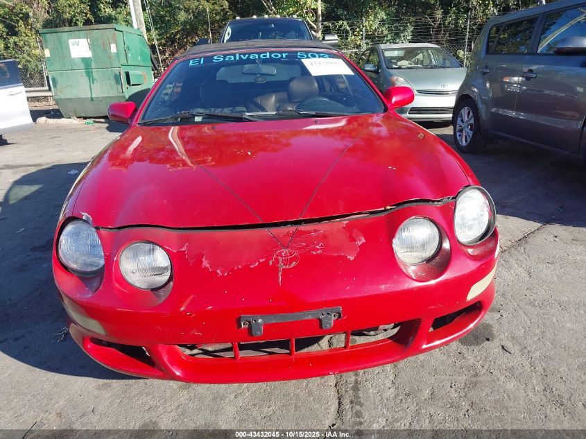 1998 Toyota Celica Gt VIN: JT5FG02T3W0048822 Lot: 43432045