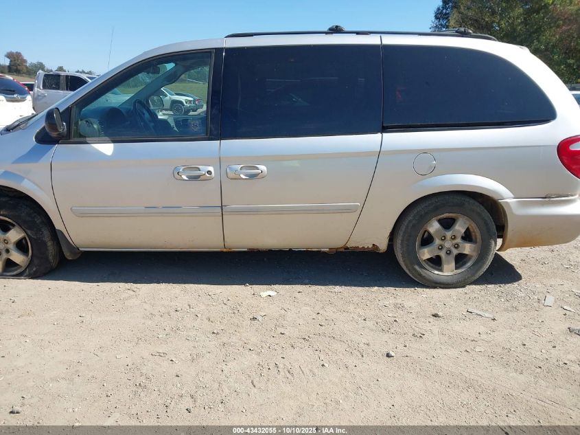 2007 Dodge Grand Caravan Sxt VIN: 2D4GP44L07R322324 Lot: 43432055