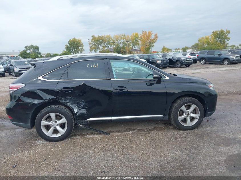2013 Lexus Rx 350 VIN: 2T2BK1BAXDC160392 Lot: 43432161