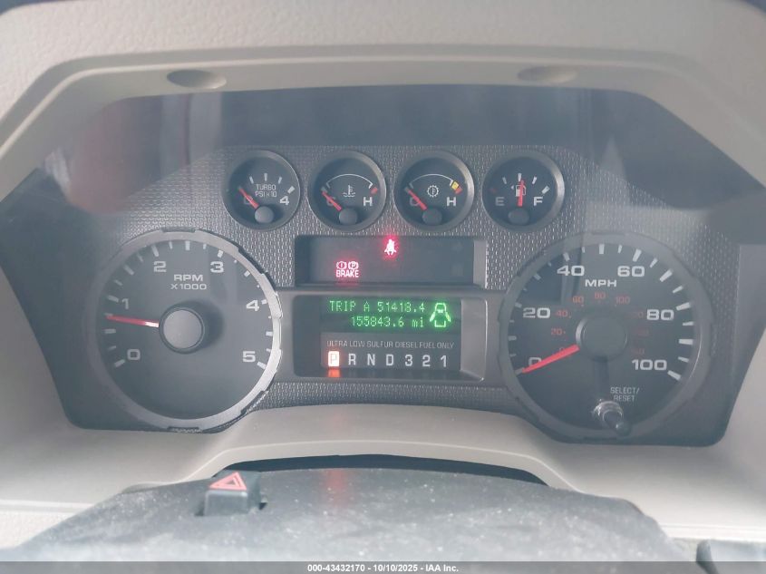 2010 Ford F-250 Lariat/Xl/Xlt VIN: 1FTSX2BRXAEA52803 Lot: 43432170