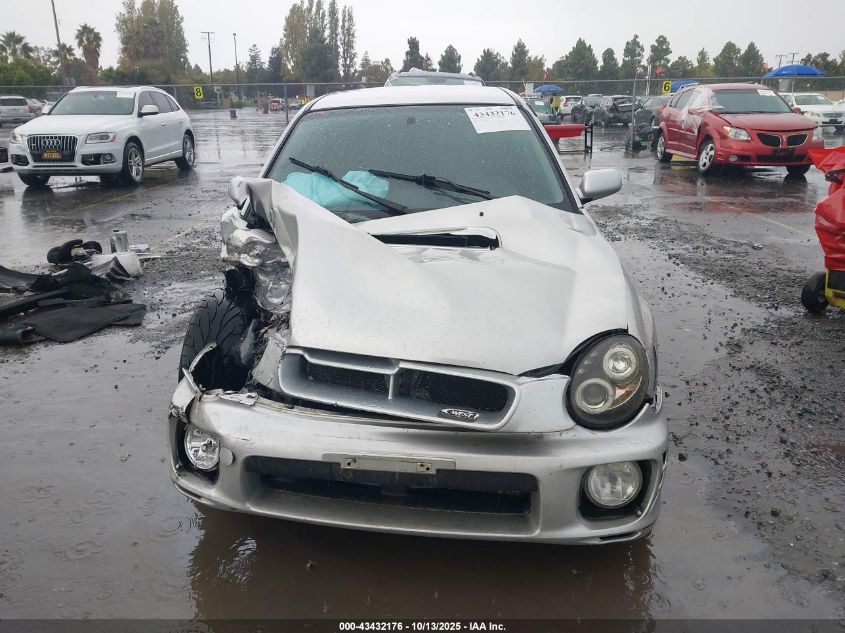 2002 Subaru Impreza Wrx VIN: JF1GD29672G502820 Lot: 43432176