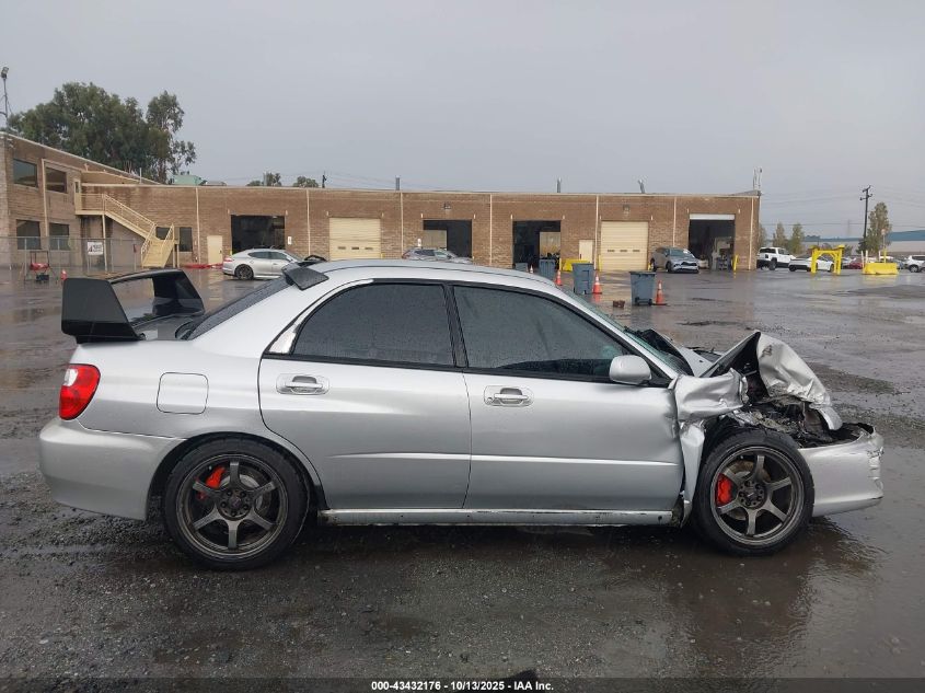 2002 Subaru Impreza Wrx VIN: JF1GD29672G502820 Lot: 43432176