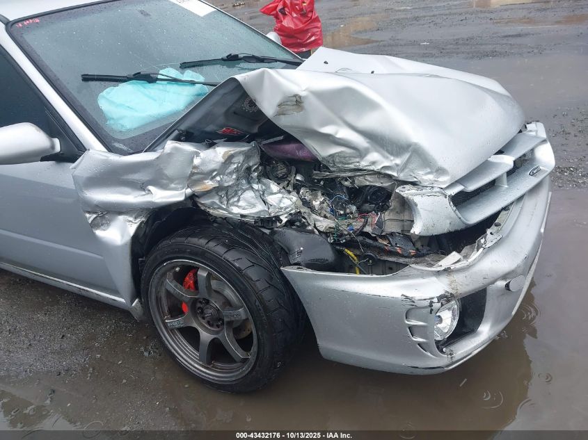 2002 Subaru Impreza Wrx VIN: JF1GD29672G502820 Lot: 43432176