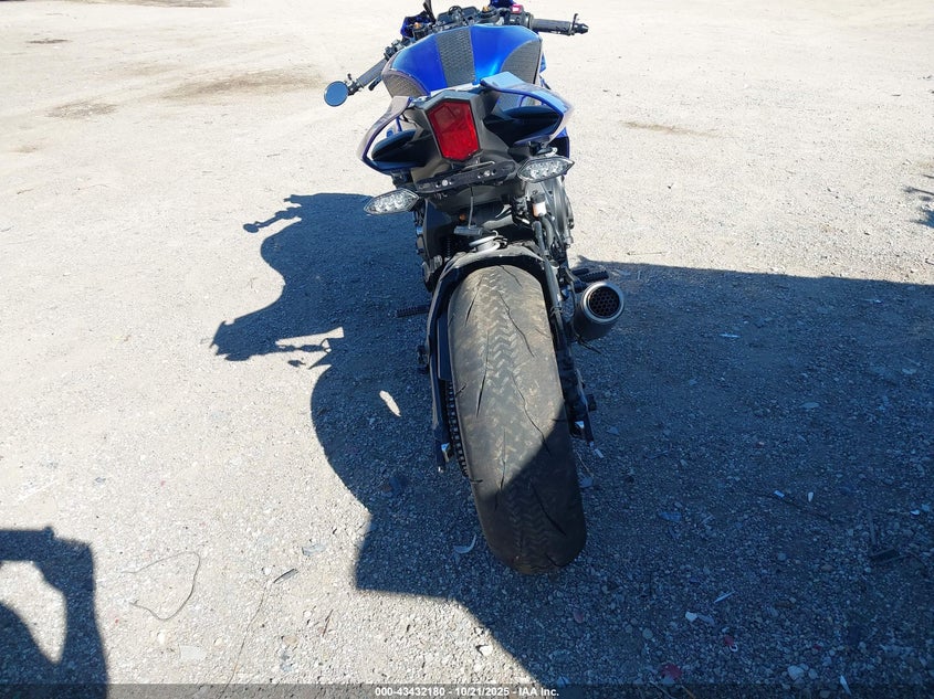 2024 Yamaha Yzfr1 VIN: JYARN66E7RA004886 Lot: 43432180