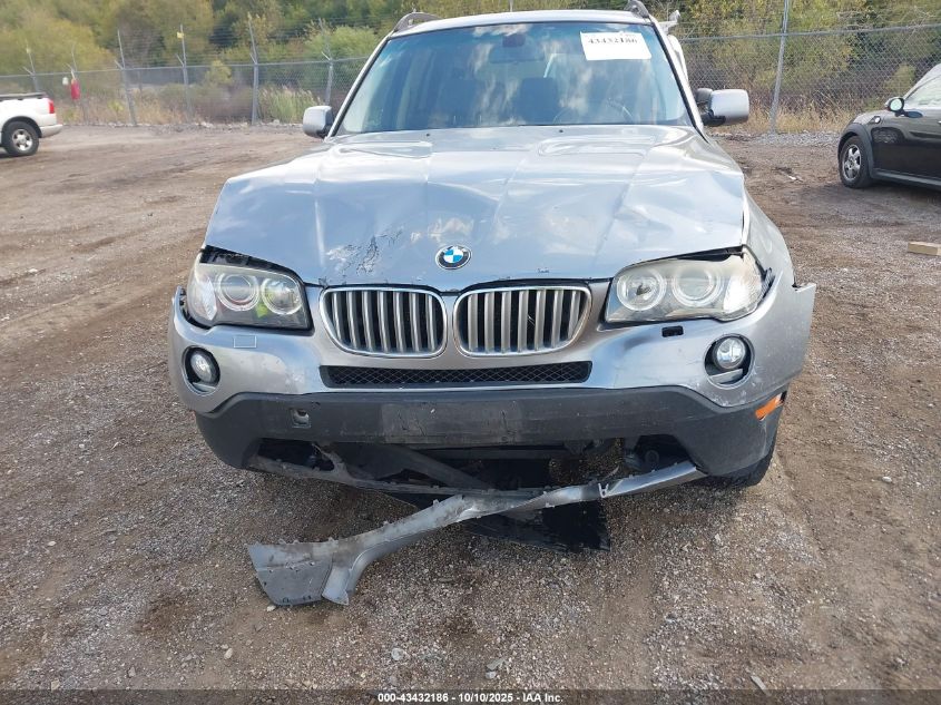 2008 BMW X3 3.0Si VIN: WBXPC93448WJ11350 Lot: 43432186