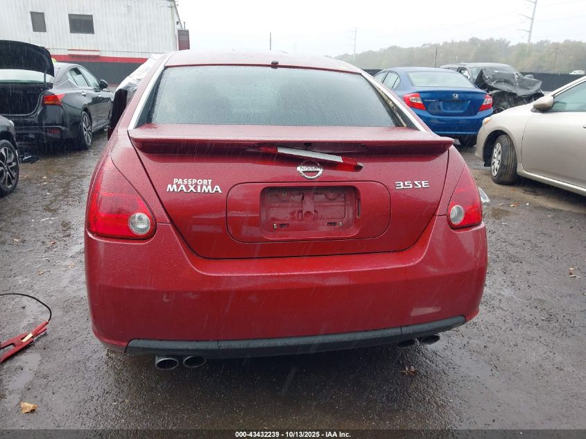 2007 Nissan Maxima 3.5 Se VIN: 1N4BA41E47C860151 Lot: 43432239