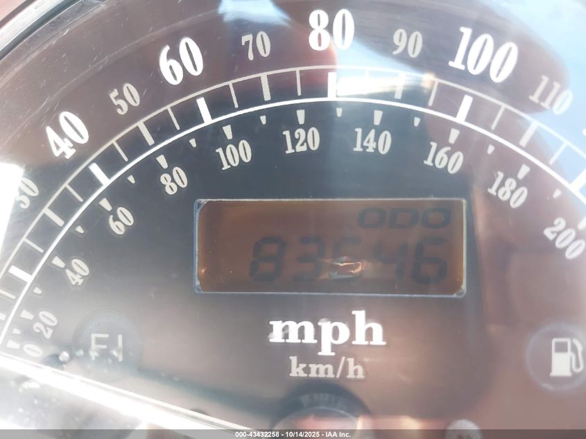 2003 Honda Vtx1800 R VIN: 1HFSC49053A101498 Lot: 43432258