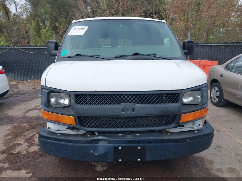 2013 Chevrolet Express 1500 Work Van VIN: 1GCSGAFX1D1156269 Lot: 43432282
