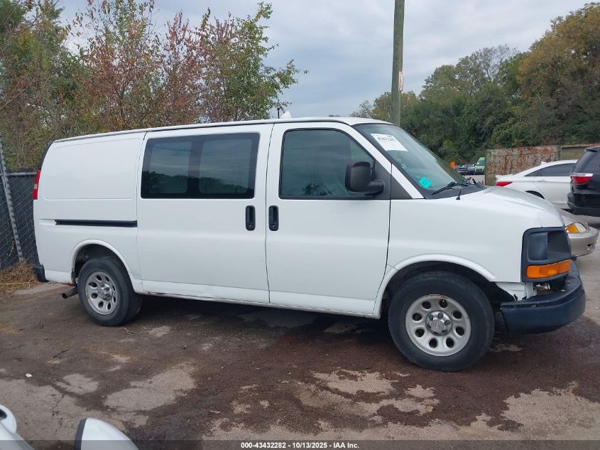 2013 Chevrolet Express 1500 Work Van VIN: 1GCSGAFX1D1156269 Lot: 43432282