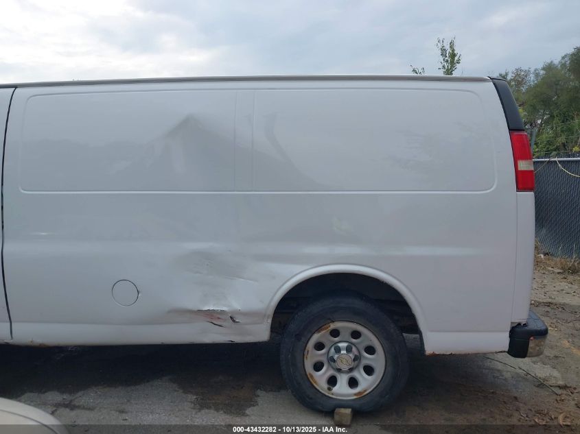 2013 Chevrolet Express 1500 Work Van VIN: 1GCSGAFX1D1156269 Lot: 43432282