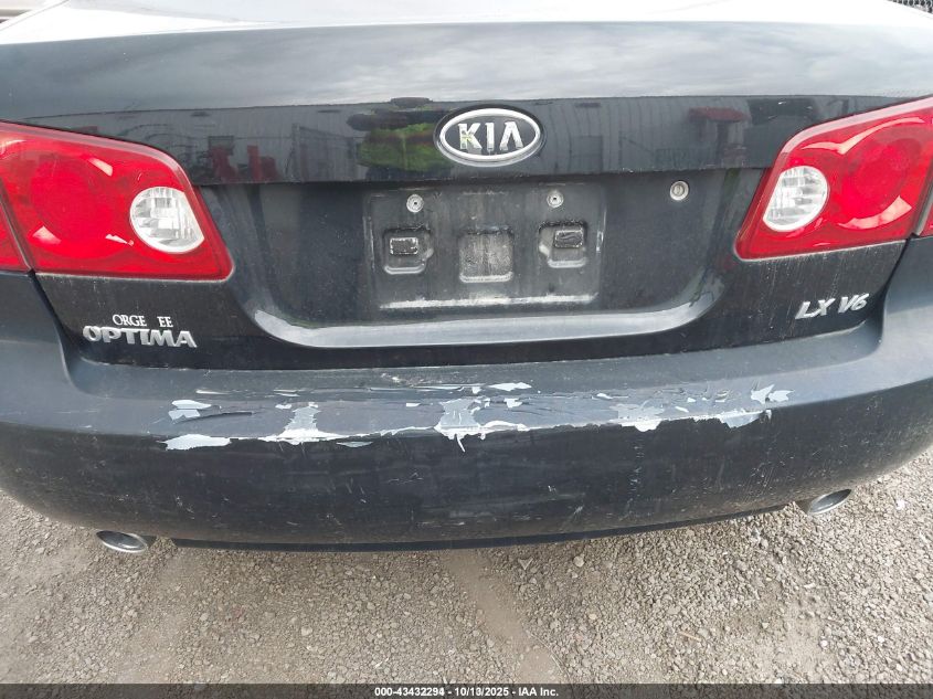 2008 Kia Optima Lx V6 VIN: KNAGE124085191386 Lot: 43432294