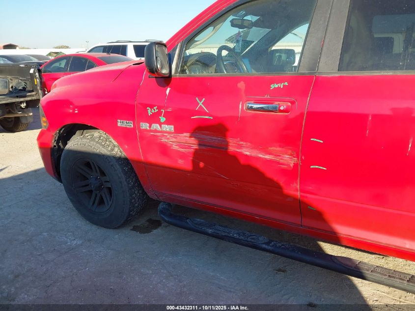 2009 Dodge Ram 1500 Slt/Sport/Trx VIN: 1D3HB13T29J522247 Lot: 43432311