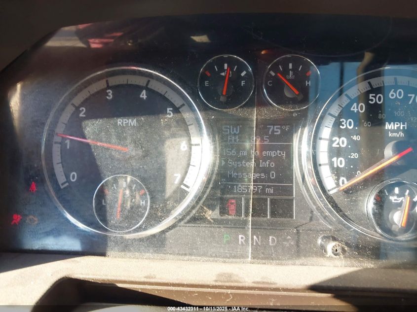 2009 Dodge Ram 1500 Slt/Sport/Trx VIN: 1D3HB13T29J522247 Lot: 43432311