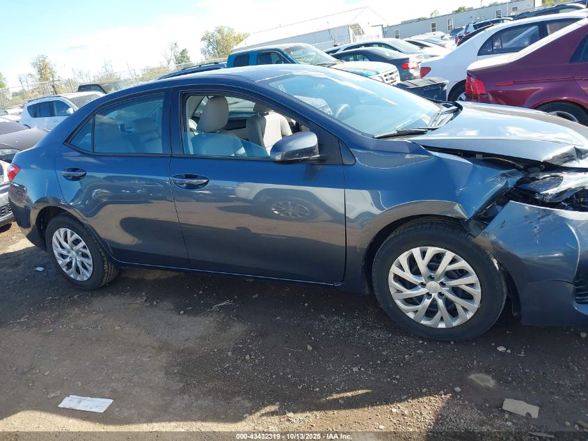 2018 Toyota Corolla Le VIN: 2T1BURHE0JC970715 Lot: 43432319