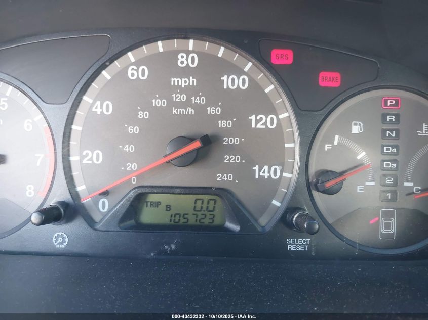 2001 Honda Accord 2.3 Ex VIN: 1HGCG32581A033196 Lot: 43432332