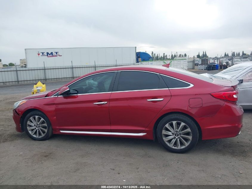 2015 Hyundai Sonata Sport VIN: 5NPE34AF4FH193434 Lot: 43432374