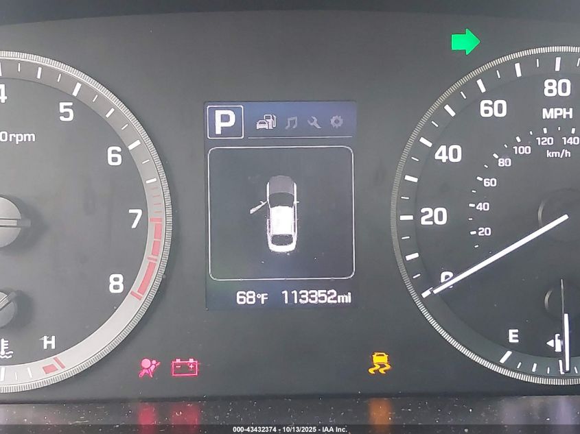 2015 Hyundai Sonata Sport VIN: 5NPE34AF4FH193434 Lot: 43432374