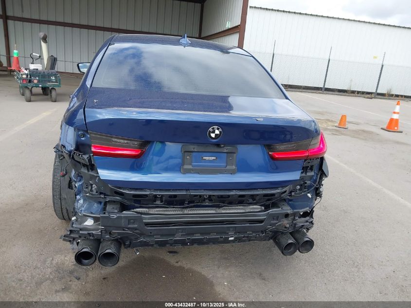 2021 BMW 330I VIN: 3MW5R1J09M8B86677 Lot: 43432487