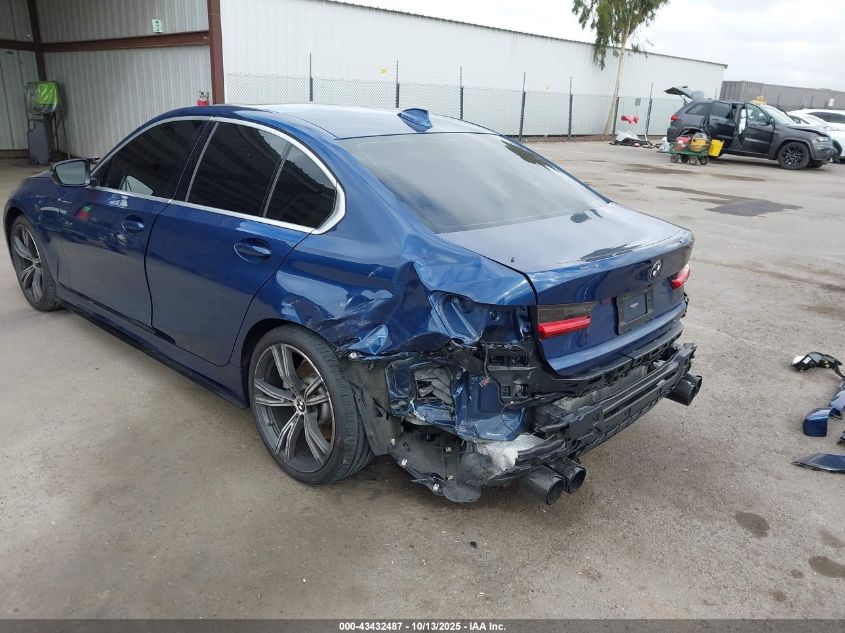 2021 BMW 330I VIN: 3MW5R1J09M8B86677 Lot: 43432487