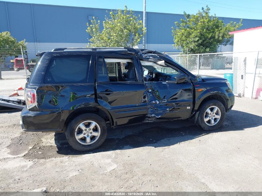 2008 Honda Pilot Ex-L VIN: 5FNYF28668B016352 Lot: 43432530