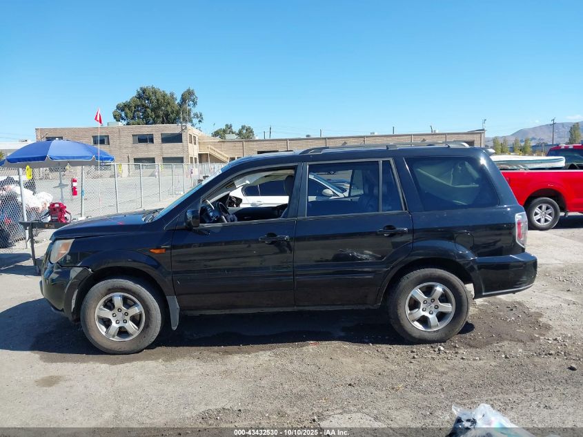 2008 Honda Pilot Ex-L VIN: 5FNYF28668B016352 Lot: 43432530