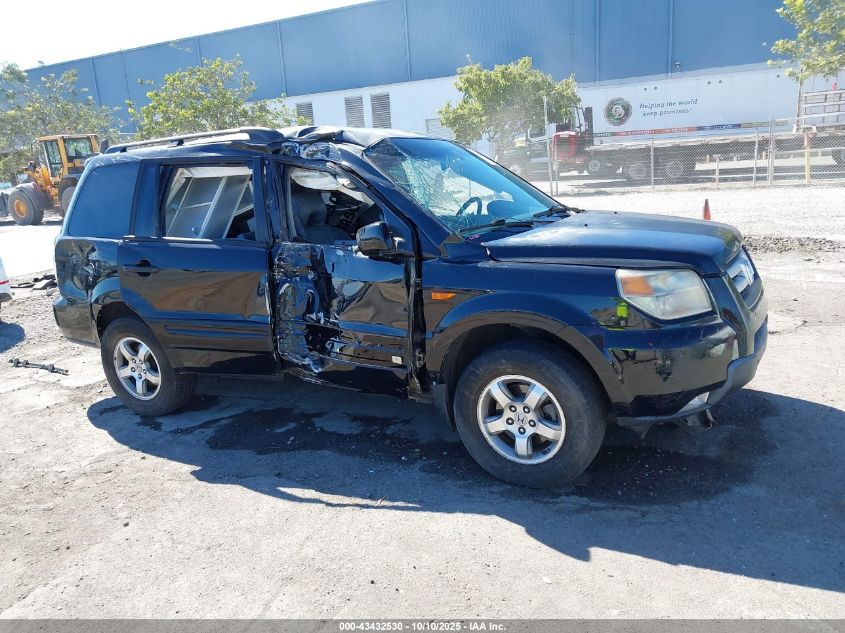 2008 Honda Pilot Ex-L VIN: 5FNYF28668B016352 Lot: 43432530