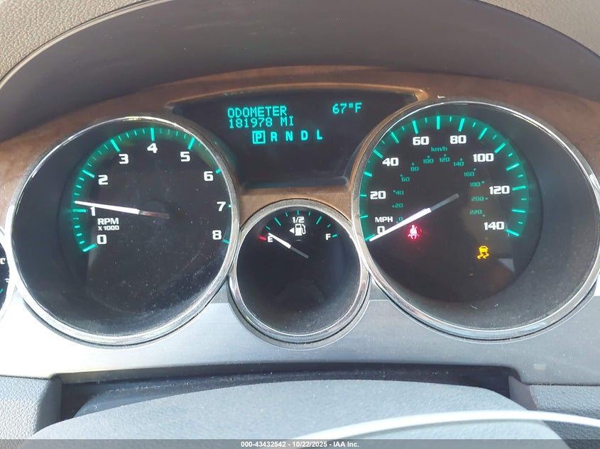 2012 Buick Enclave Leather VIN: 5GAKRCED4CJ354342 Lot: 43432542