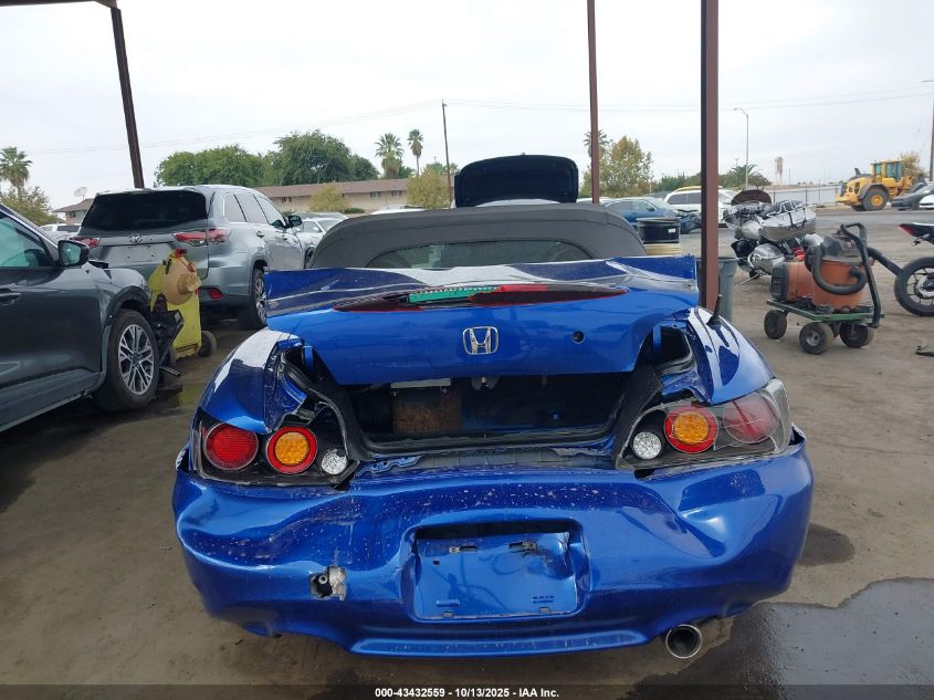 2008 Honda S2000 VIN: JHMAP21468S001469 Lot: 43432559
