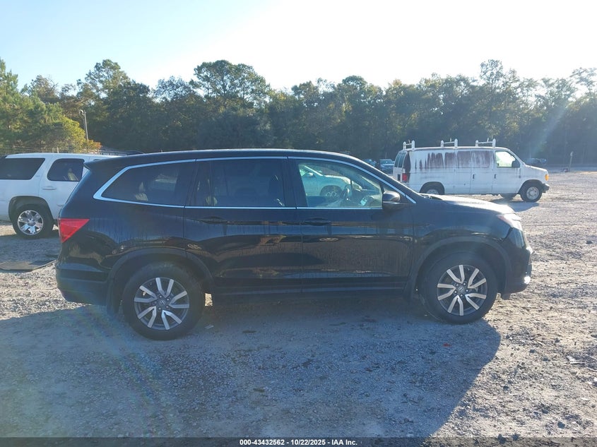 2022 Honda Pilot 2Wd Ex-L VIN: 5FNYF5H52NB037459 Lot: 43432562