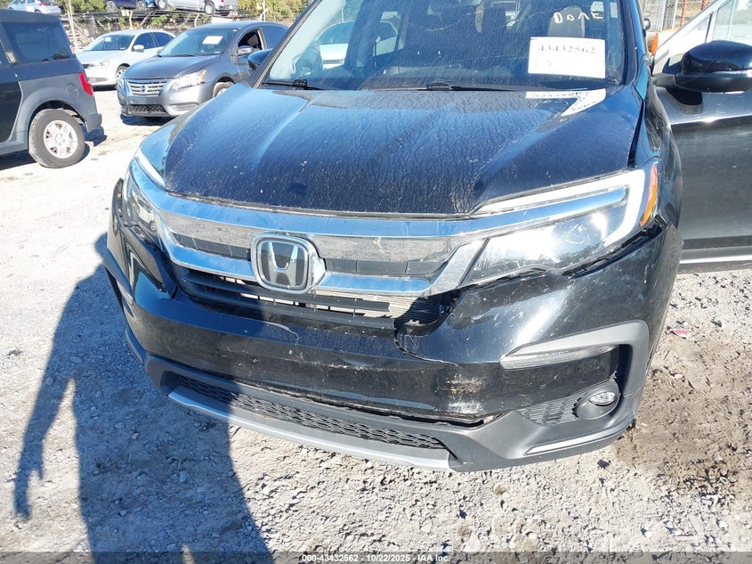 2022 Honda Pilot 2Wd Ex-L VIN: 5FNYF5H52NB037459 Lot: 43432562