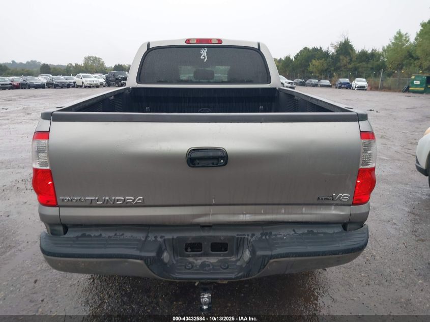2006 Toyota Tundra Sr5 V8 VIN: 5TBET34136S525960 Lot: 43432584