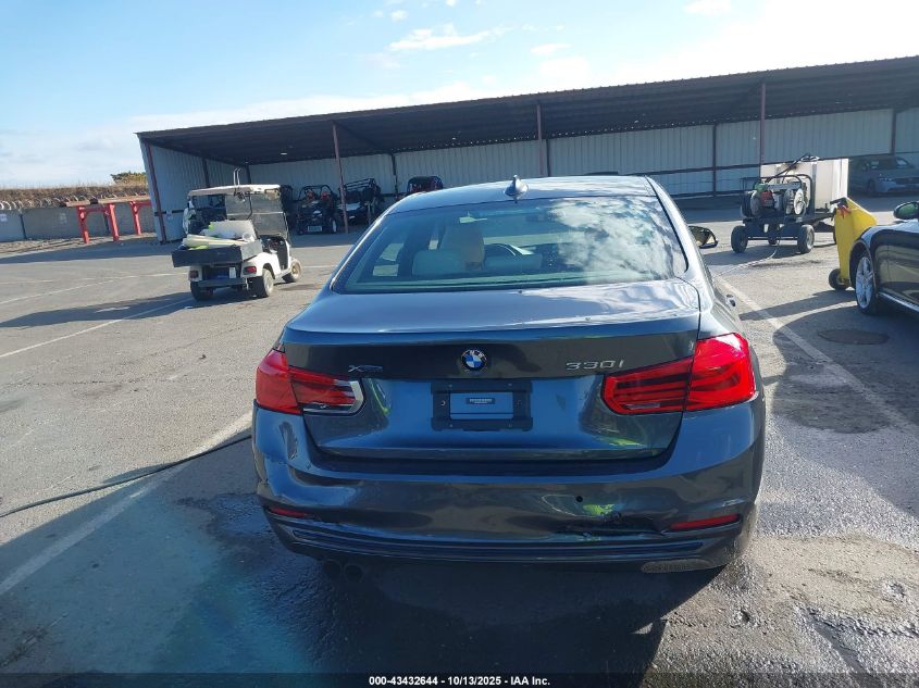 2017 BMW 330I xDrive VIN: WBA8D9C31HA004272 Lot: 43432644