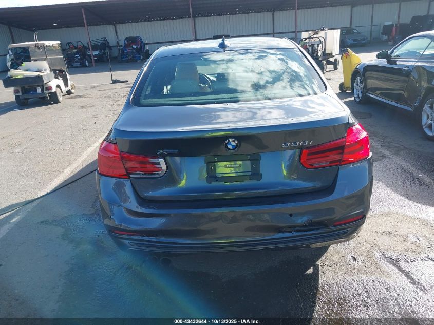 2017 BMW 330I xDrive VIN: WBA8D9C31HA004272 Lot: 43432644
