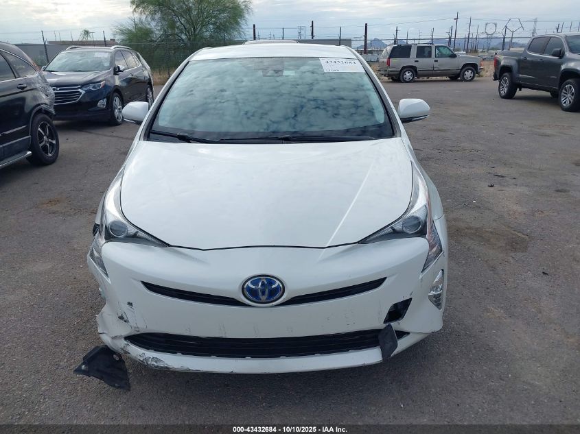 2017 Toyota Prius Three Touring VIN: JTDKARFUXH3037233 Lot: 43432684