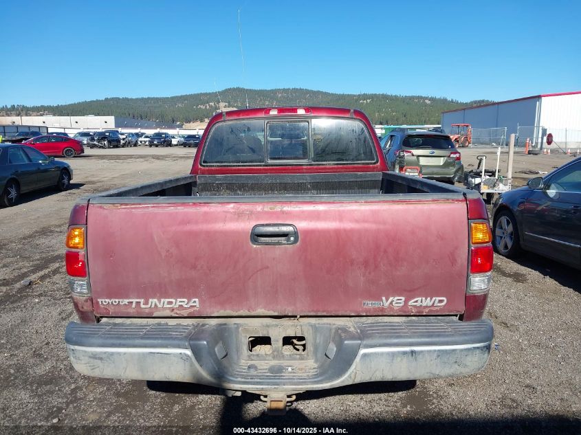 2003 Toyota Tundra Sr5 V8 VIN: 5TBBT44123S401036 Lot: 43432696