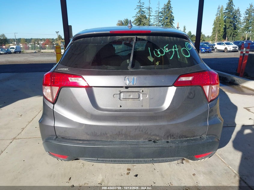 2016 HONDA HR-V EX 3CZRU6H53GM709599