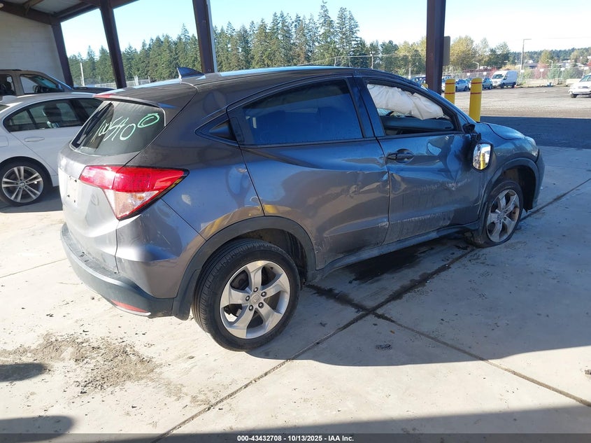 2016 HONDA HR-V EX 3CZRU6H53GM709599