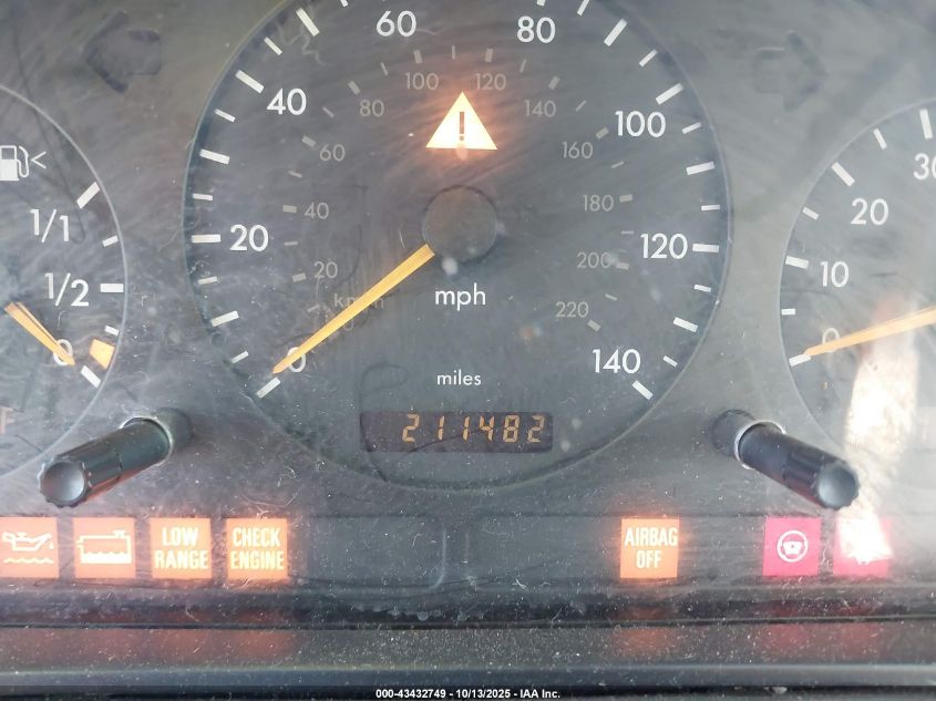 2000 Mercedes-Benz Ml 320 VIN: 4JGAB54E2YA195845 Lot: 43432749