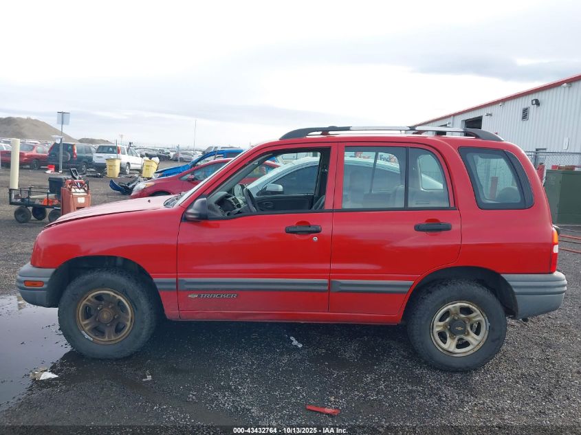 2002 Chevrolet Tracker Hard Top Base VIN: 2CNBJ13C726908601 Lot: 43432764