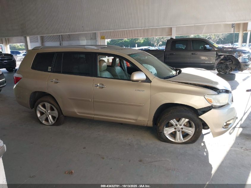 2008 Toyota Highlander Limited VIN: JTEES42A082086001 Lot: 43432781